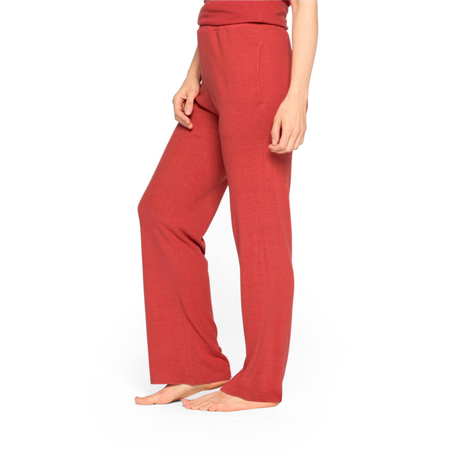 Seiden-Pyjamahose aus reinem Bourretteseiden-Jersey Seiden-Pyjamahose aus reinem Bourretteseiden-Jersey