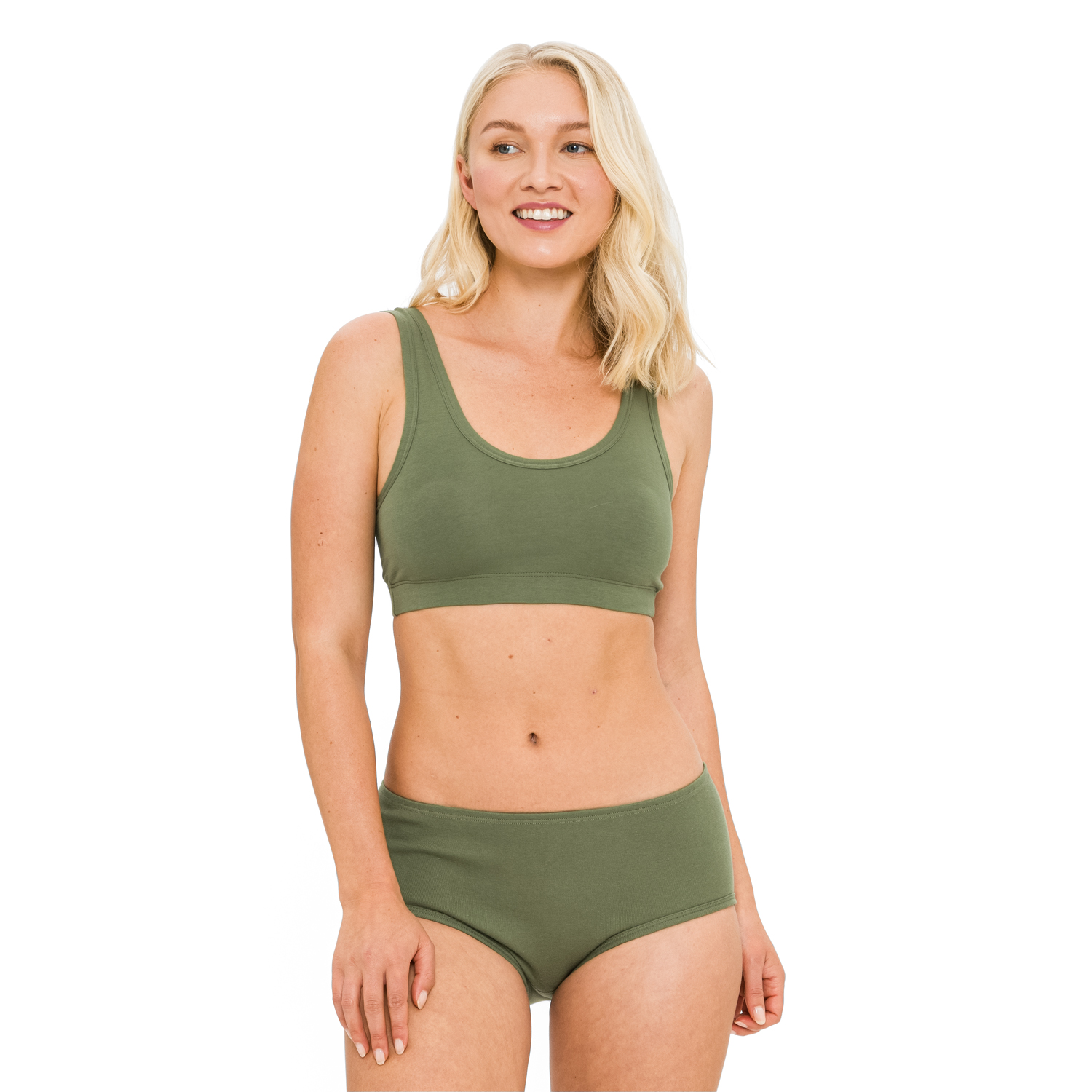 Bustier aus Bio-Baumwolle mit Elastan