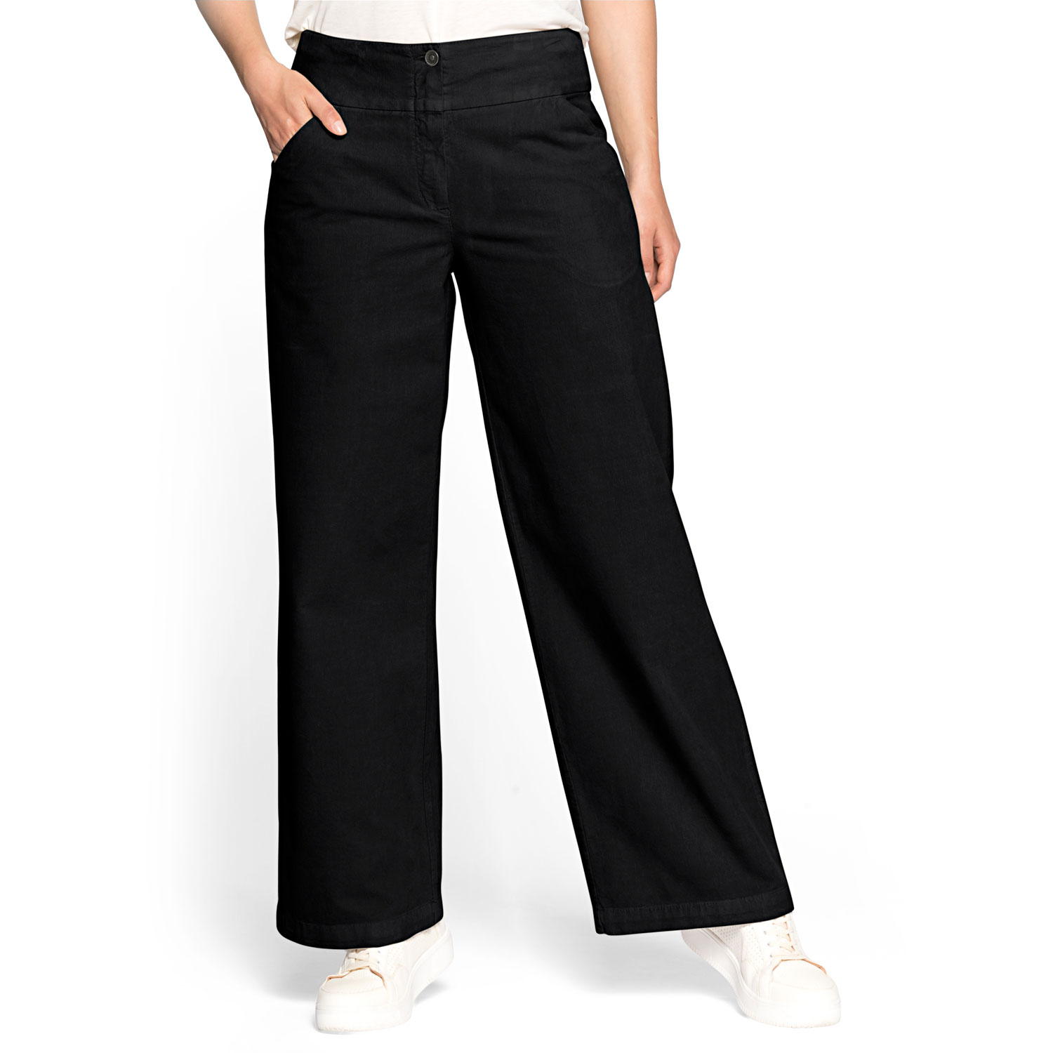 Velvetonhose MARLENE aus Bio-Baumwolle