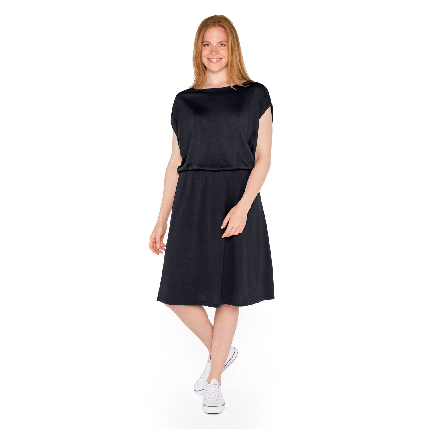 Jerseykleid aus TENCEL™ Lyocell und Bio-Baumwolle