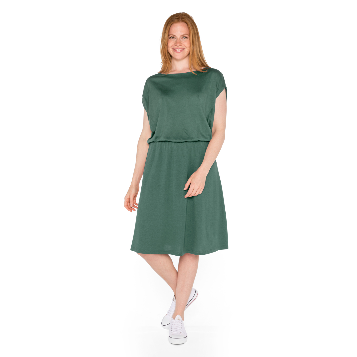 Jerseykleid aus TENCEL™ Lyocell und Bio-Baumwolle Jerseykleid aus TENCEL™ Lyocell und Bio-Baumwolle