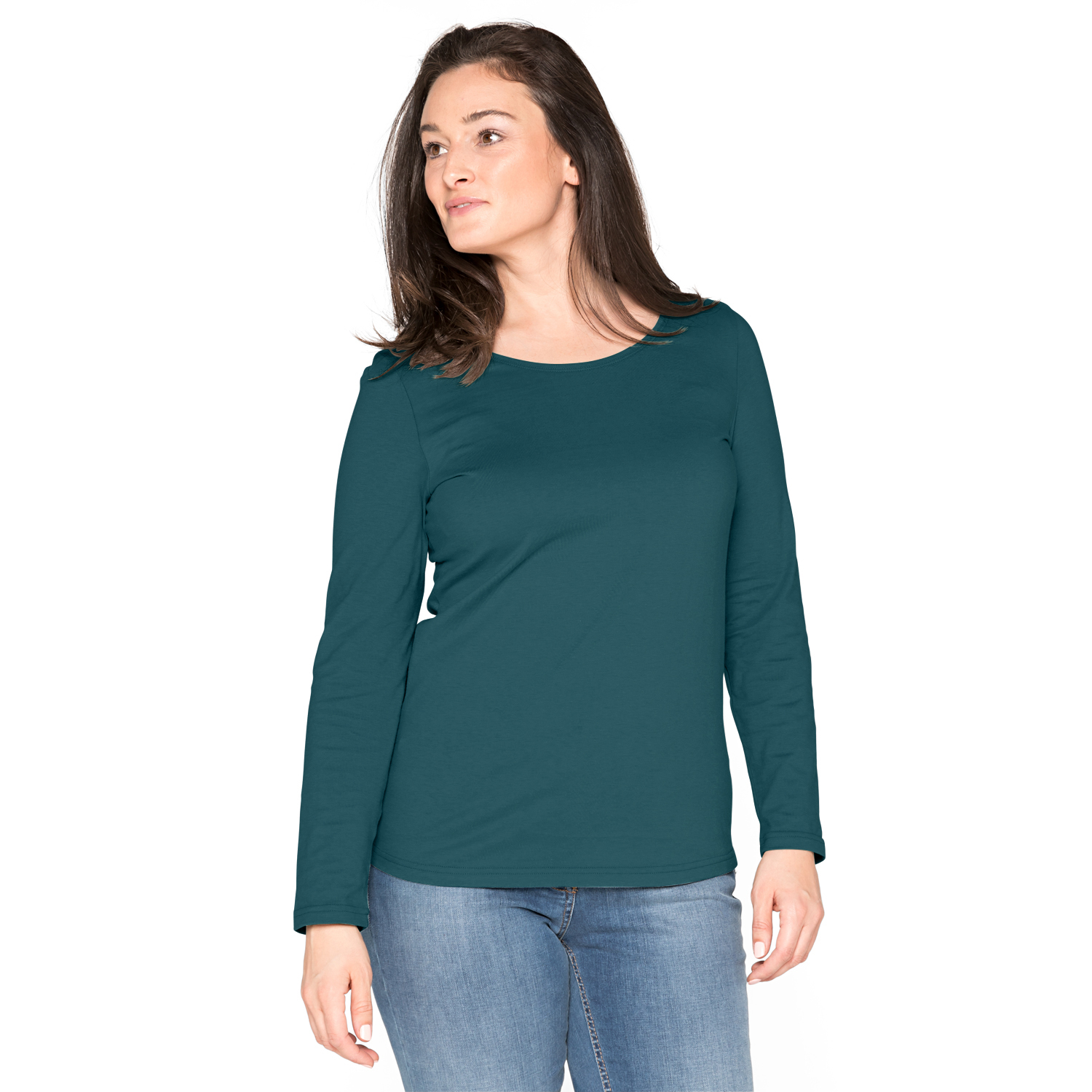 Langarmshirt aus reiner Bio-Baumwolle