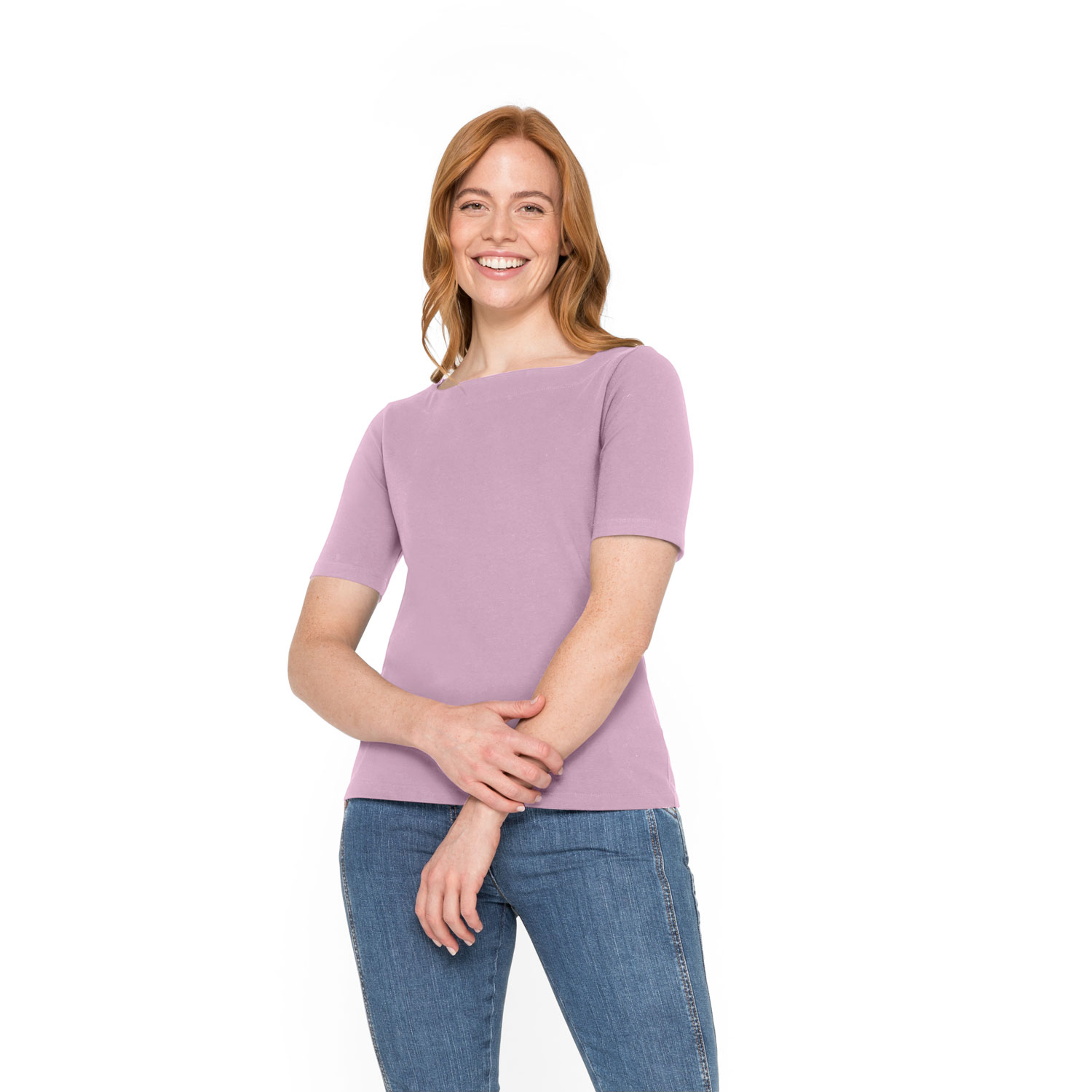 Tailliertes T-Shirt aus Bio-Baumwolle